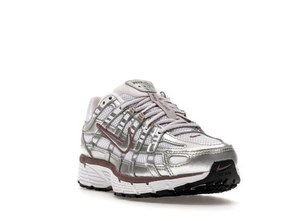 Nike P-6000 White Metallic Silver Tattoo (Women's)