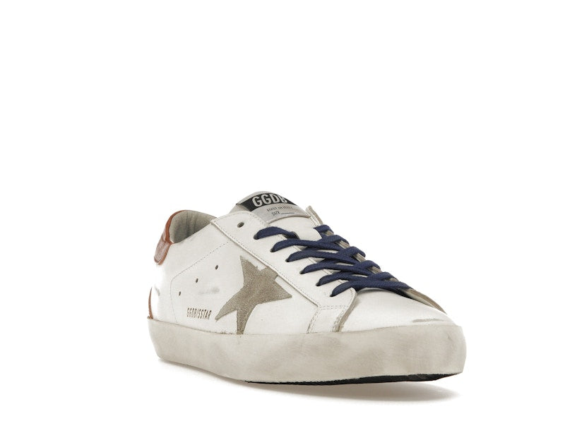 Golden Goose Super-Star White Ice Brown Blue