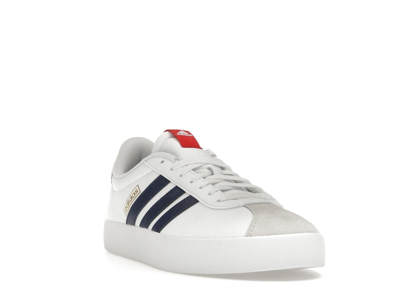 adidas Vl Court 3.0 Cloud White Dark Blue Better Scarlet
