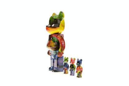 Bearbrick Pushead 4 pc Set 100% & 400% Set Multi