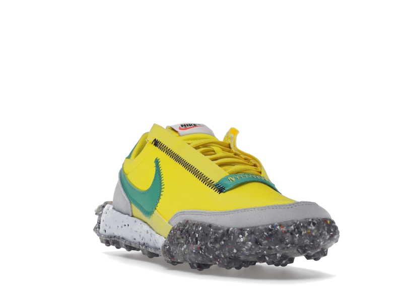 Nike Waffle Racer Crater Yellow Strike Roma Green (Women's)