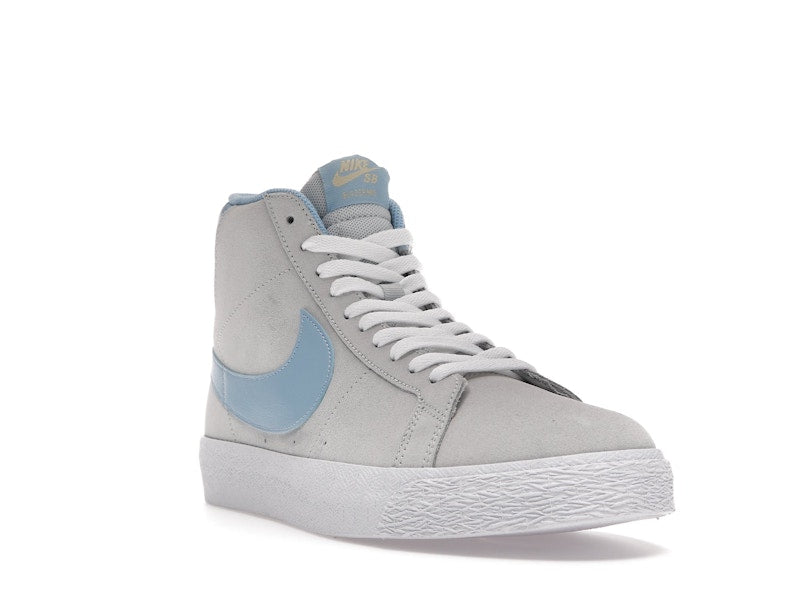 Nike SB Blazer Mid Soft Grey Baby Blue