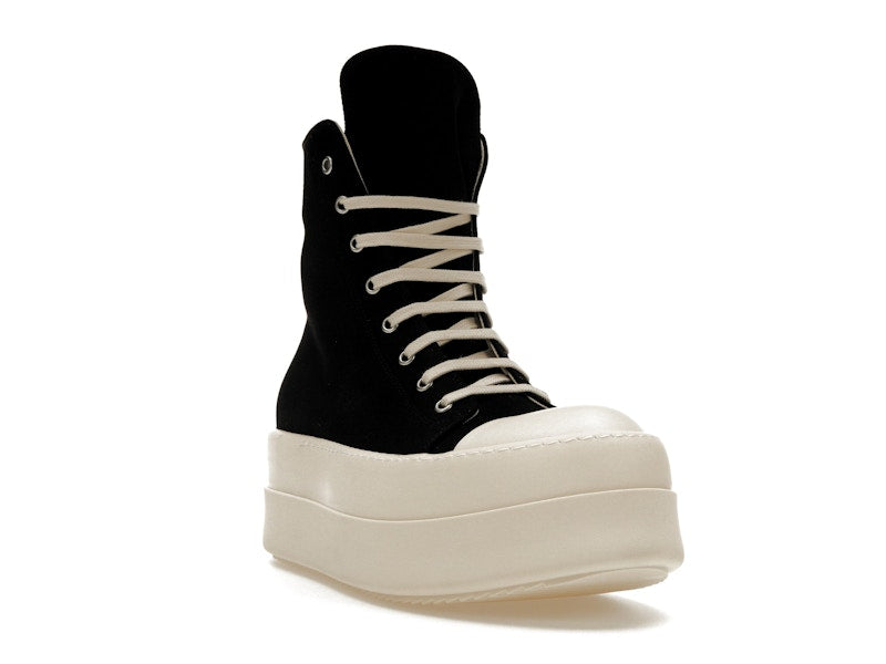 Rick Owens DRKSHDW Mega Bumper Canvas Sneaks Black Milk