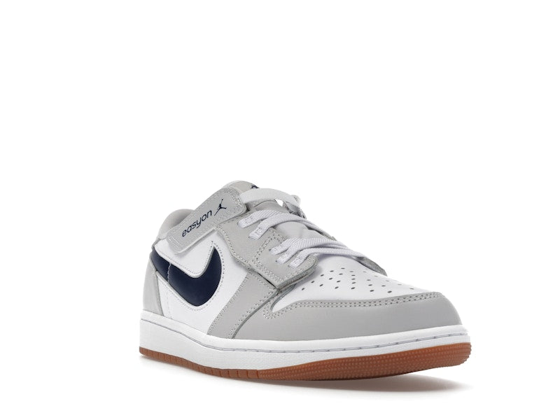 Jordan 1 Low EasyOn White Neutral Grey Gum Midnight Navy