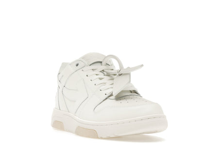 OFF-WHITE Out Of Office OOO Low Tops Triple White