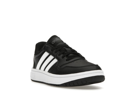 adidas Hoops 3.0 Low Black White Stripes