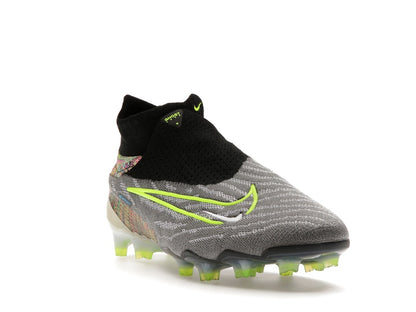 Nike Gripknit Phantom GX Elite Dynamic Fit Fusion FG Black White Blue Glow Volt