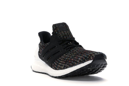 adidas Ultra Boost 4.0 Black Multi-Color White Heel Cage