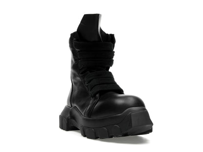 Rick Owens Lido Jumbo Laced Bozo Tractor Black