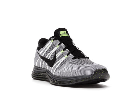 Nike Flyknit Lunar1+ White Black Volt