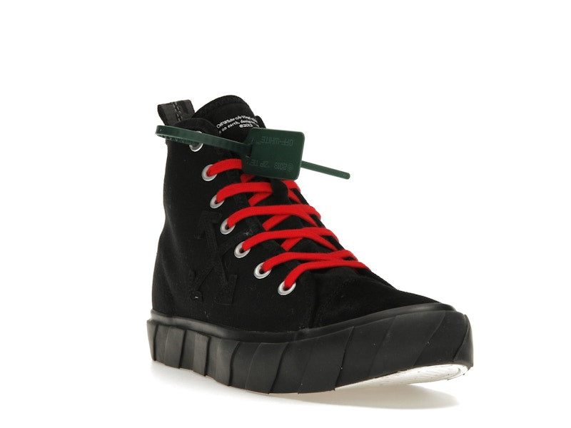 OFF-WHITE Vulcanized Hi Canvas Black Red