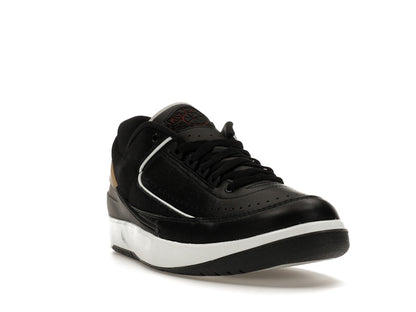 Jordan 2 Retro Low Black Metallic Gold (Women's)