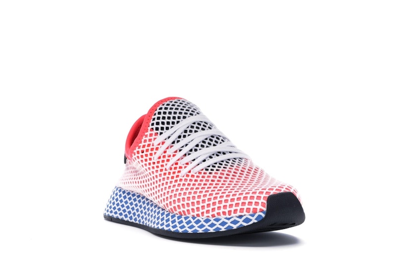 adidas Deerupt Solar Red Bluebird