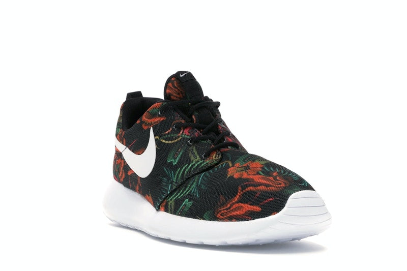 Nike Roshe Run Floral Print Total Orange