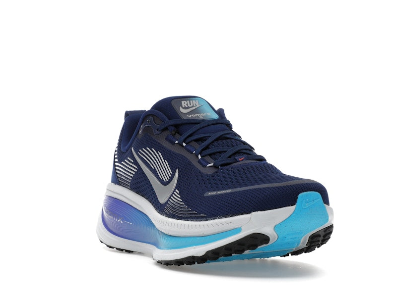Nike Vomero 18 Blue Void Blue Lightning Bright Crimson Metallic Silver