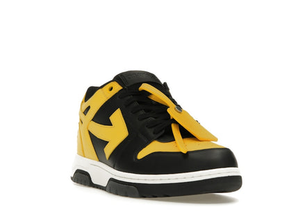 OFF-WHITE Out Of Office OOO Low Tops Black Yellow