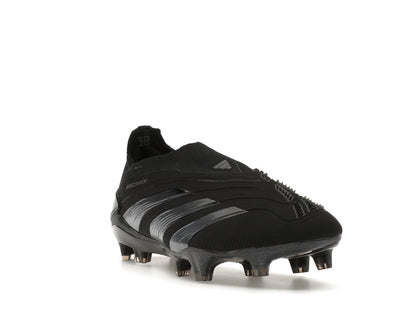 adidas Predator 24 Elite Laceless FG Core Black Carbon