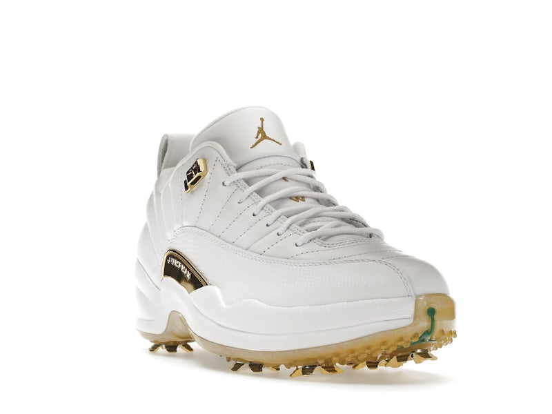 Jordan 12 Golf Metallic Gold