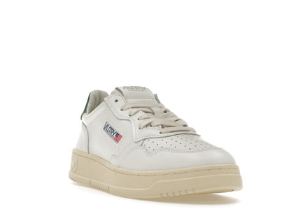 Autry Medalist Leather Low White Green
