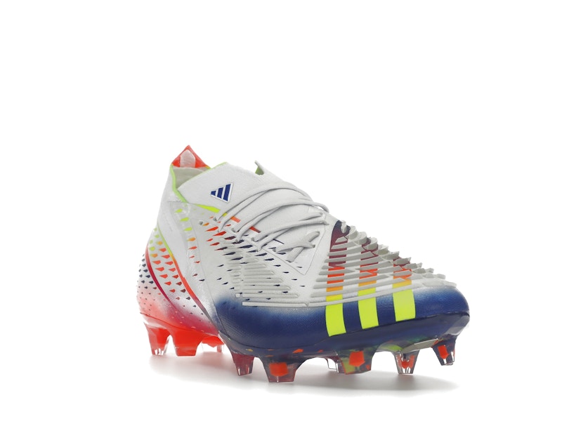 adidas Predator Edge.1 FG White Solar Yellow Power Blue