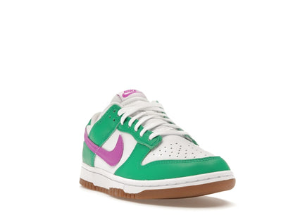 Nike Dunk Low White Stadium Green Fuchsia (Women's)