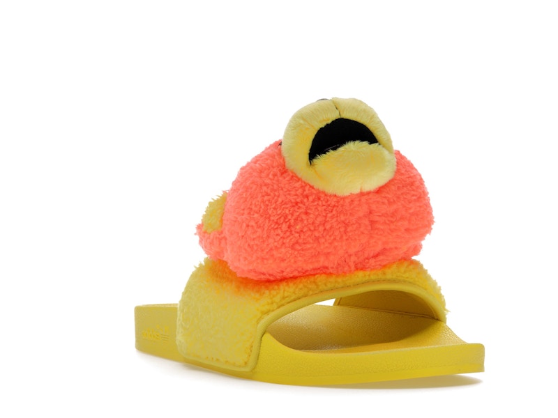 adidas JS Adilette Jeremy Scott Teddy Yellow