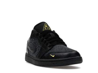 Jordan 1 Low Black Elephant Print