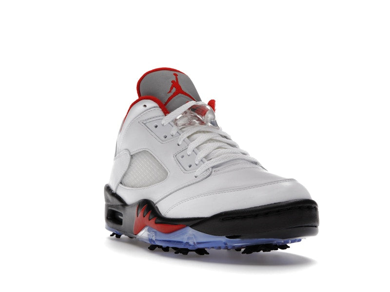 Jordan 5 Retro Low Golf Fire Red (Silver Tongue)