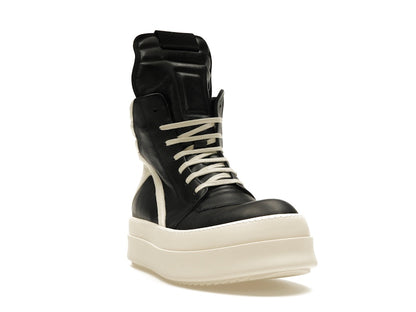 Rick Owens Mega Bumper Geobasket Black Milk