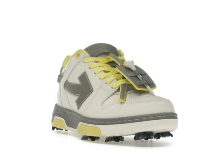 OFF-WHITE Out Of Office OOO Low Tops Golf Paris Hilinski Gray Yellow