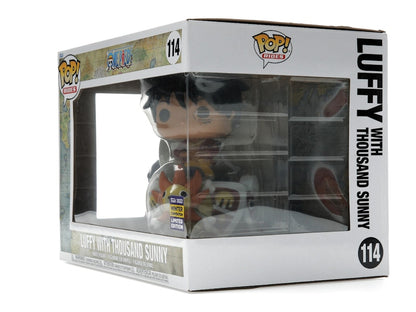 Funko Pop! Rides One Piece Luffy with Thousand Sunny 2022 Winter Convention Exclusive Figure #114
