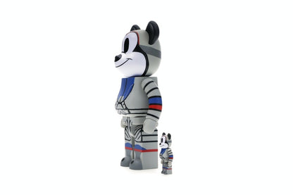 Bearbrick x Billionaire Boys Club x Mickey Mouse Astronaut 100% & 400% Set Multicolor