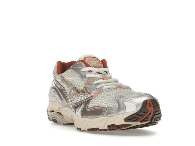 Mizuno Wave Rider 10 White Silver Orange