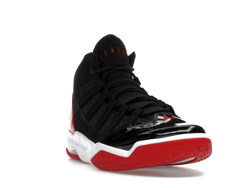 Jordan Max Aura Black Red Patent