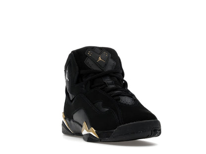 Jordan True Flight Black Metallic Gold White (GS)