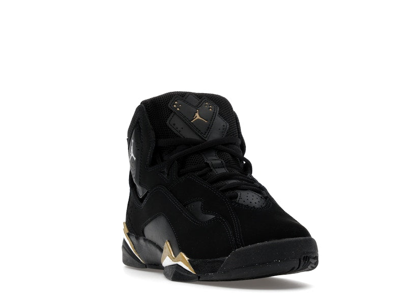 Jordan True Flight Black Metallic Gold White (GS)