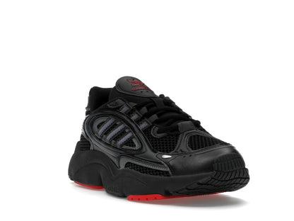 adidas Ozmillen Core Black Grey Better Scarlet