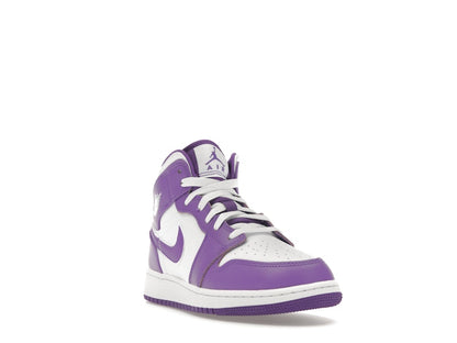 Jordan 1 Mid Purple Venom (GS)