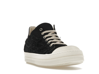 Rick Owens DRKSHDW Slashed Low Sneaks Black Milk
