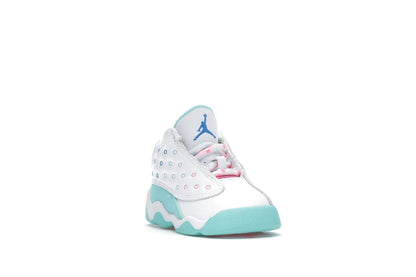 Jordan 13 Retro White Soar Green Pink (TD)