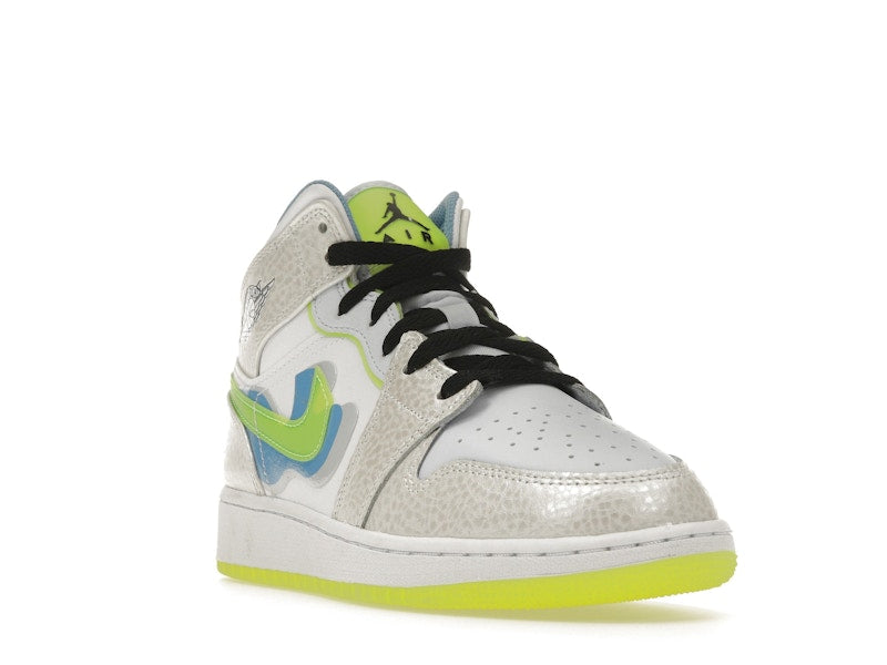 Jordan 1 Mid SE Warped Swoosh (GS)