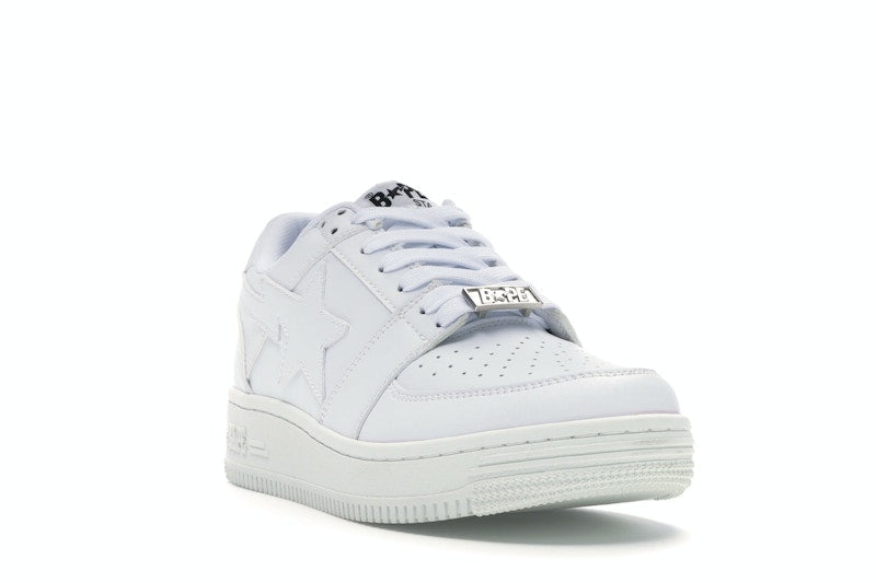 BAPE STA Low White