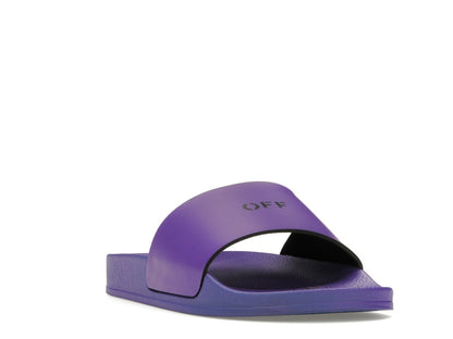 OFF-WHITE Off Stamp Slide Dark Violet Black (Women's)