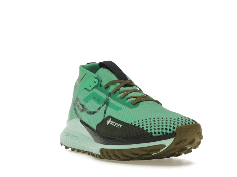 Nike React Pegasus Trail 4 Gore-Tex Spring Green Olive Flak Mint Foam Black