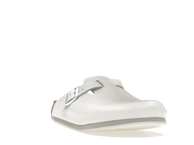 Birkenstock Boston Super Grip Leather White