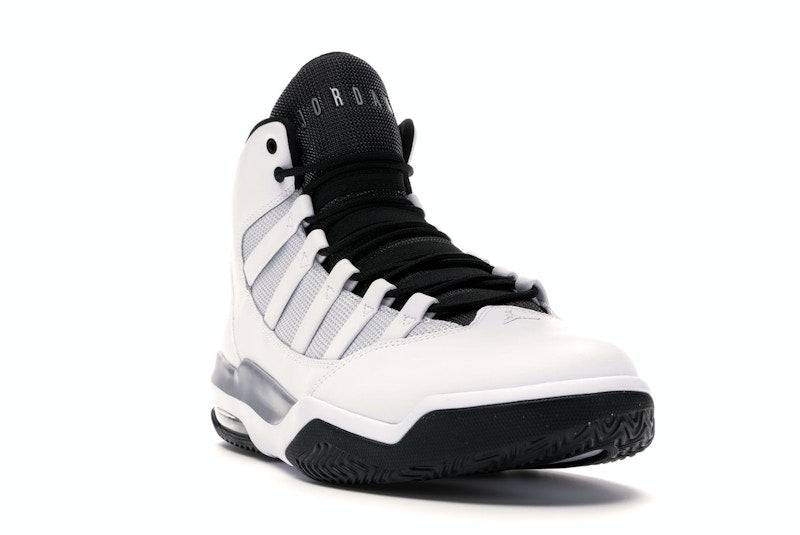 Jordan Max Aura White Metallic Silver Black