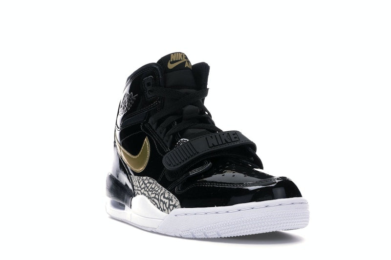 Jordan Legacy 312 Black Gold Patent