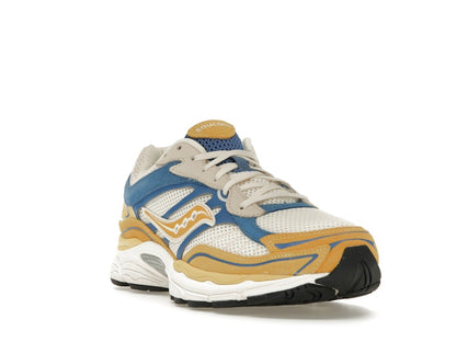 Saucony ProGrid Omni 9 Premium Cream Yellow Royal Blue