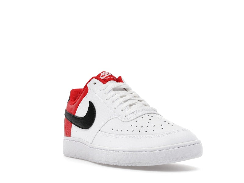 Nike Court Vision Low White Black University Red