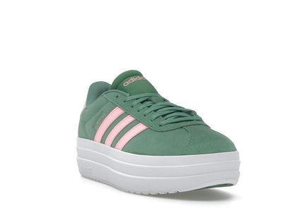 adidas VL Court Bold Preloved Green Pink Spark Ivory (Women's)
